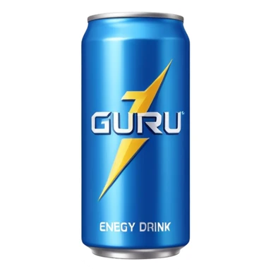 Guru energy drinks sticker