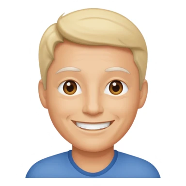 Parent only Face with middle age sticker