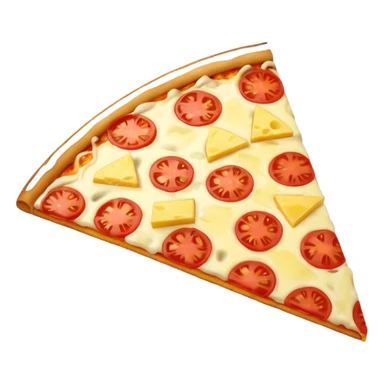 Slide of a pineapple pizza sticker