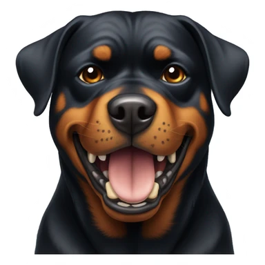 aggressive rottweiler sticker