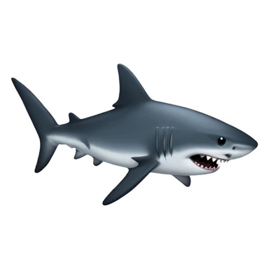 Shark with autism goth sticker