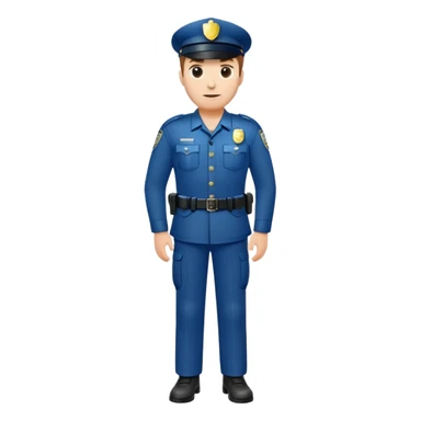 policeman full body sticker
