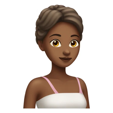 a girl at the spa sticker