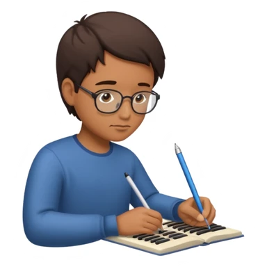 writing music sticker