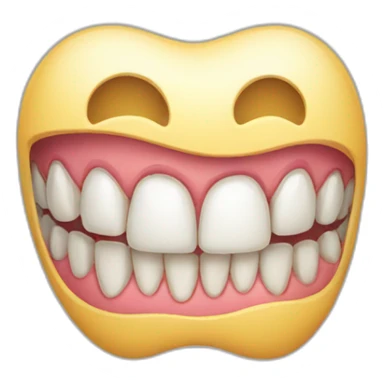 thing-teeth-teeth sticker