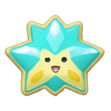 Pokemon Jirachi Badge Winter Slowflake GiftBox 2023 sticker