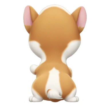 Corgi butt sticker