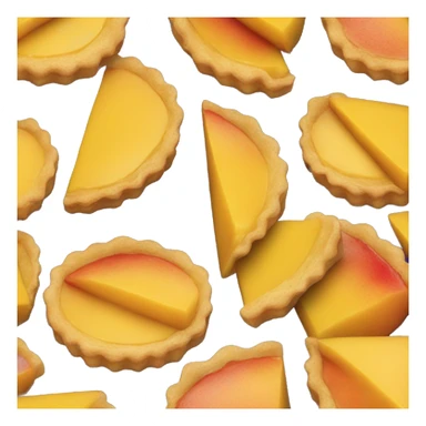 Mango tart sticker