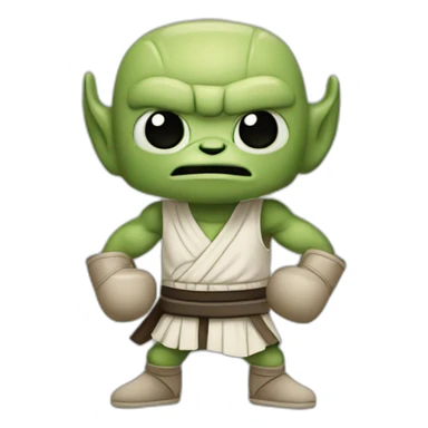 Grogu star Wars boxing sticker