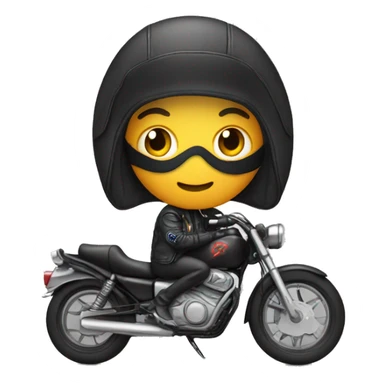 shrimp in a motorcycle jacket sticker