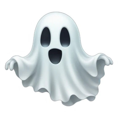 Spooky cute ghost sticker