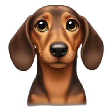 Mini dashund sticker
