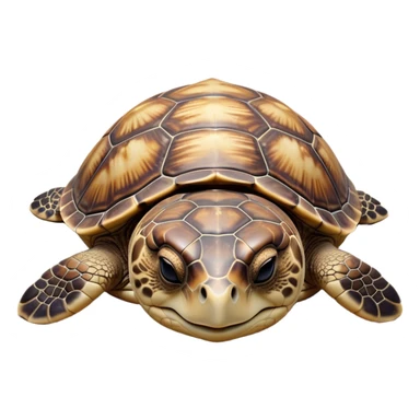 Meme-Worthy Cute Sleeping Sea Turtle Portrait Emoji, Head resting peacefully with a contented smile, showcasing a stately, patterned shell and a smooth, ancient body with eyes gently closed in serene slumber, Simplified yet adorably endearing features, highly detailed, glowing with a soft, drowsy oceanic light, high shine, relaxed and utterly lovable, stylized with an air of playful laziness, soft glowing outline, capturing the essence of a sleeping sea turtle that feels destined to become the next viral icon of adorable rest! sticker