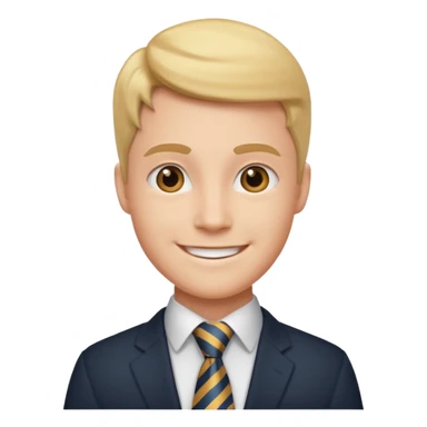 hazme un emoji estilo apple que ayude a una empresa sticker