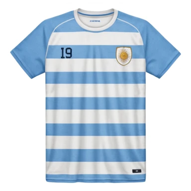 Argentina soccer tshirt sticker
