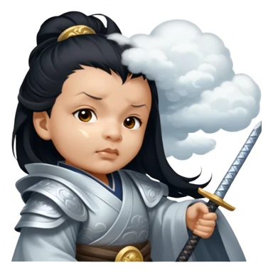 Moonlit Samurai sticker