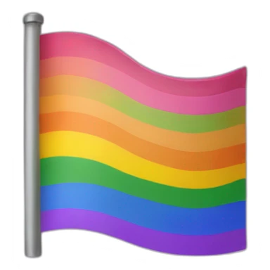 Gay flag sticker