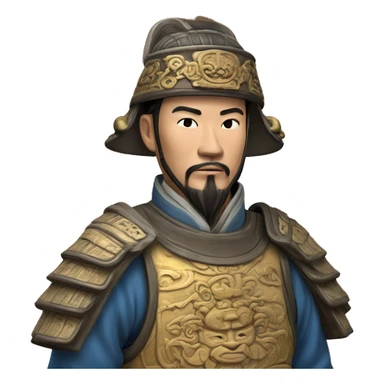 high quality chinese yuan dynasty guard sticker