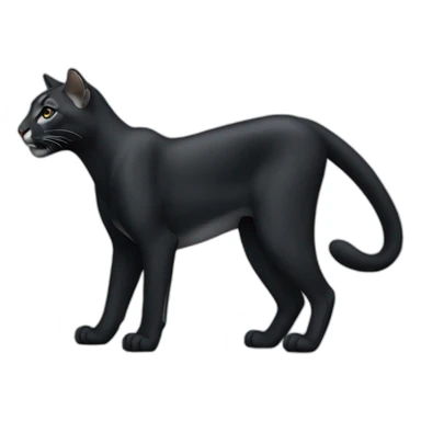 black Puma sticker