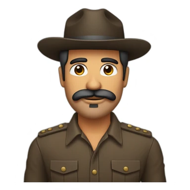 Hombre latino maduro con barba sticker