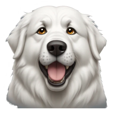 Angry Great Pyrenees  sticker