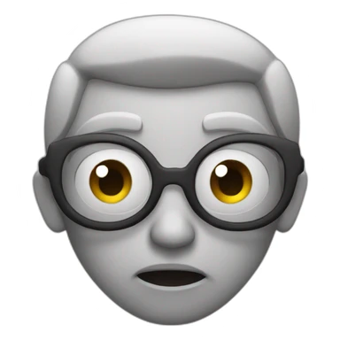 Disdain face sticker