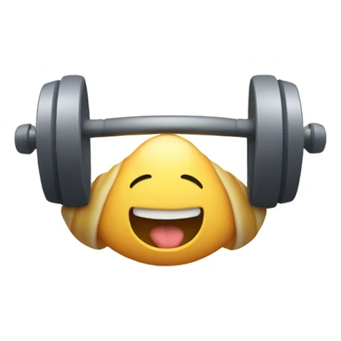 clam with dumbbell sticker