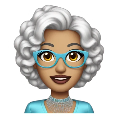 la big bertha drag queen sticker