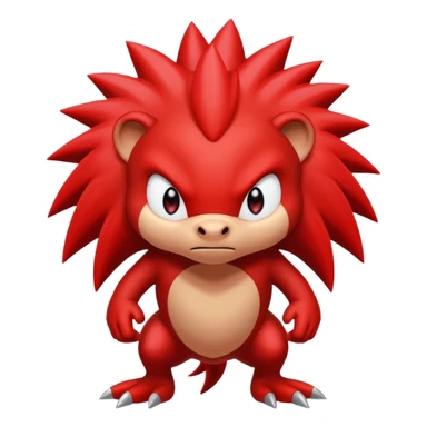 Sonic the hedgehogs friend knuckles sticker