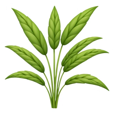 oat plant sticker