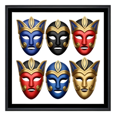 Máscaras Gregas sticker