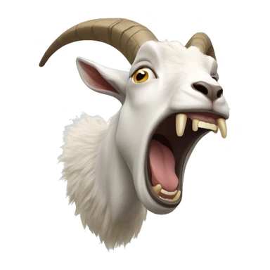 screaming goat sticker