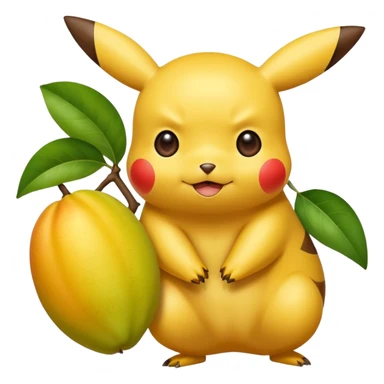 Pikachu holding 2 ba sticker