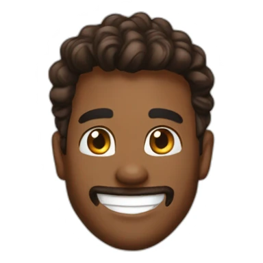 Indiana sonriendo fondo rolo sticker