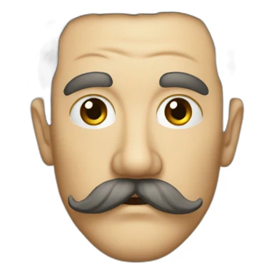 Ww2 german hail small mustache sticker