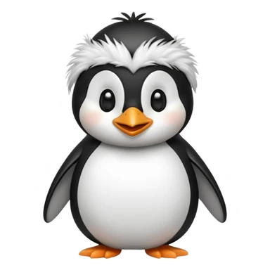make a emoji of the penguin paradise vr game's penguin character sticker