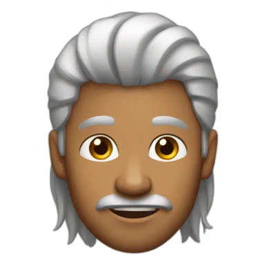 Few hair Indian guy thin legs sticker