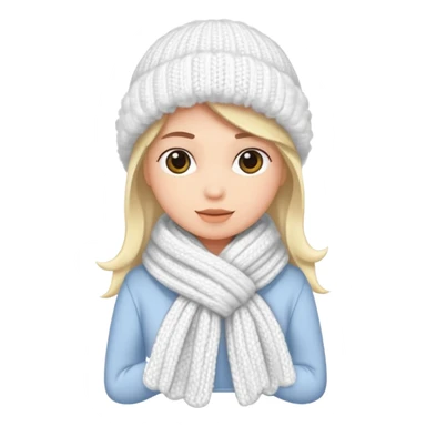 scarf: blanca sticker