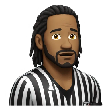 ufc referee herb dean shrugging his shoulders sticker