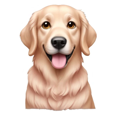 pink retriever  sticker