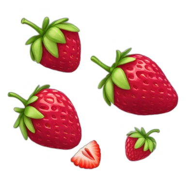 Fraise framboise sticker