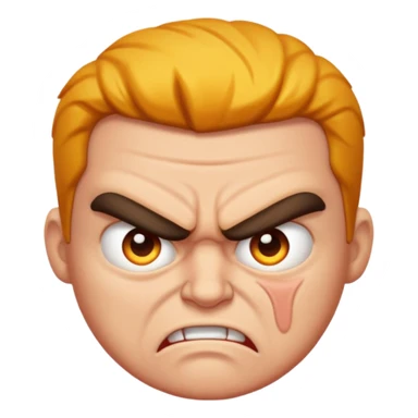 Angry triggered sticker