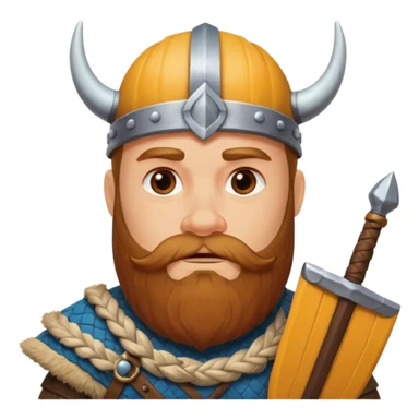 bearded vikings sticker