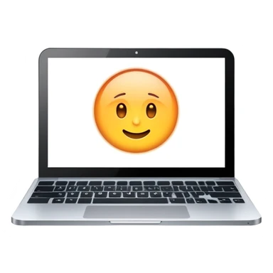 A modern laptop with a glowing screen and sleek aluminum body sticker