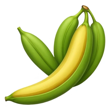 Platano verde sticker
