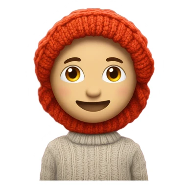 Harry Potter red knitted sweater with a letter R sticker