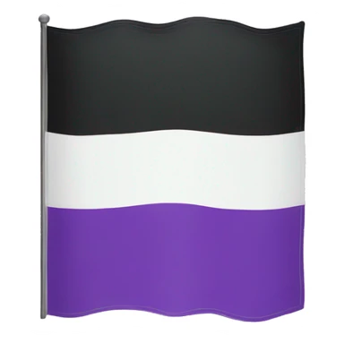 asexual flag sticker