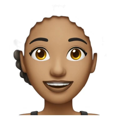 Cantante mujer con micrófono  sticker