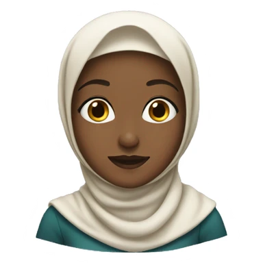 The girl in the hijab sticker