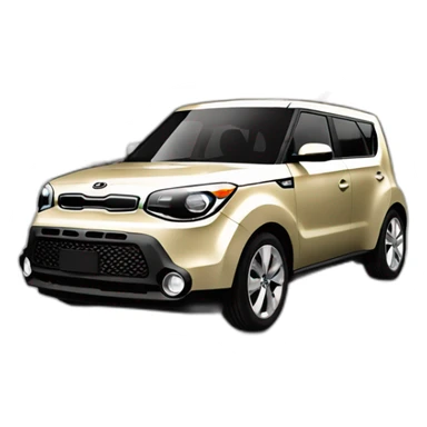 Kia soul 1st generation beige sticker